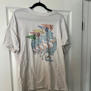 Abercombie Graphic T-Shirt with Pastel Design